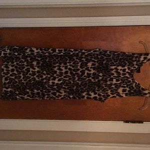 Animal print dress